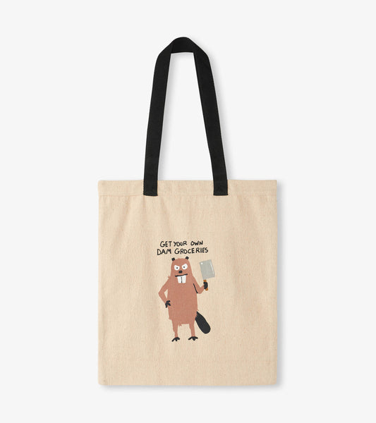 Get Your Own Dam Groceries Reusable Tote Bag