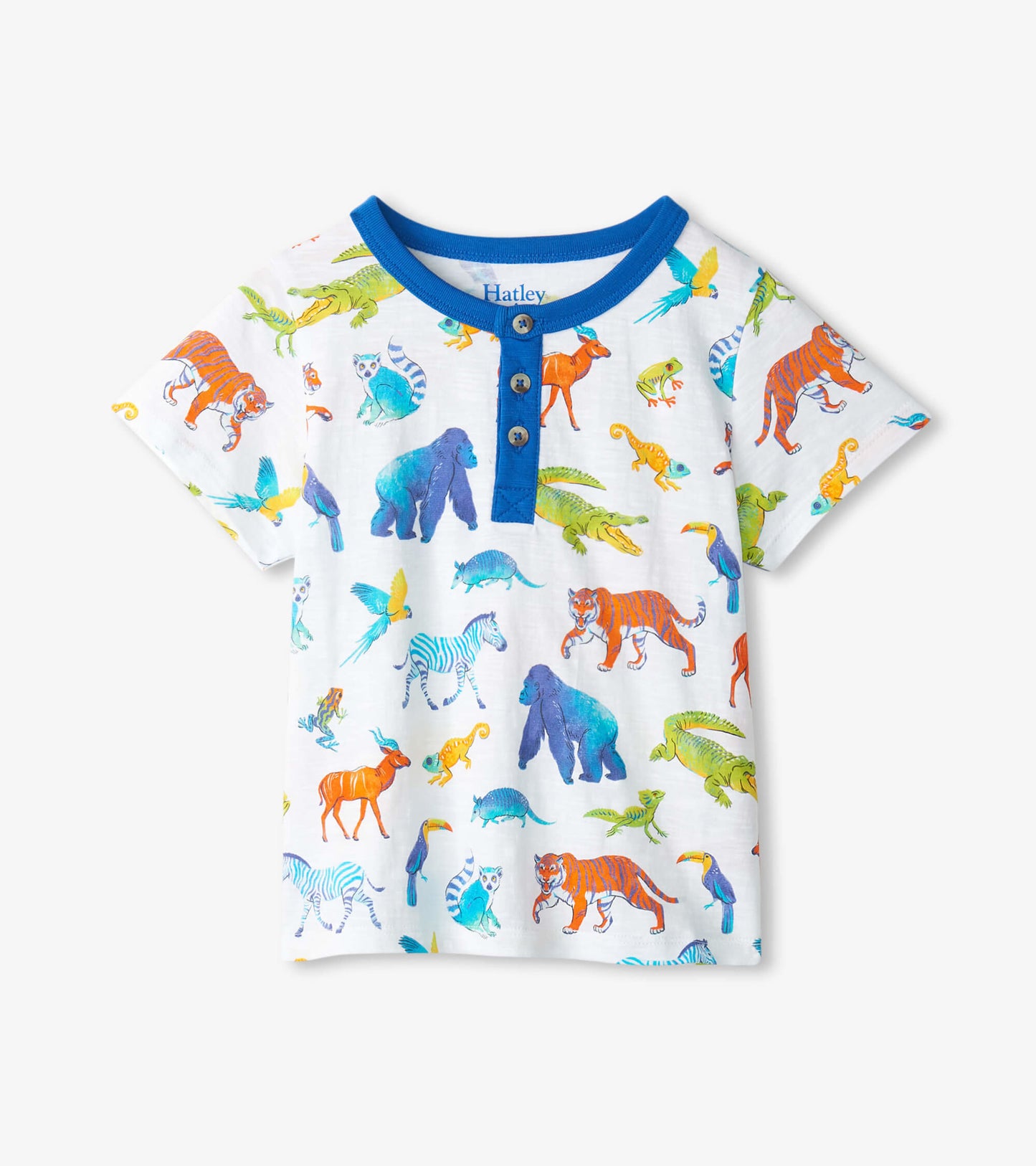 Baby & Toddler Boys Painted Jungle Henley