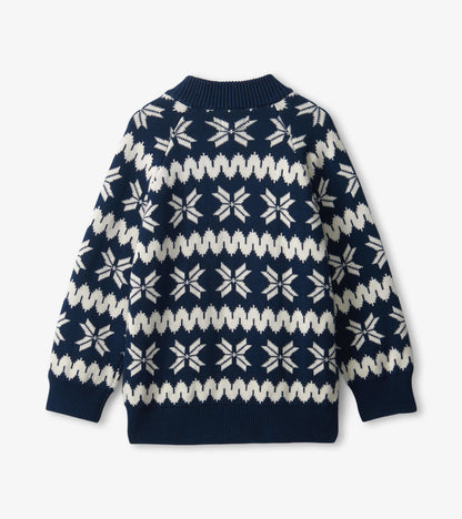 Boys Winter Knit Mock Neck Sweater