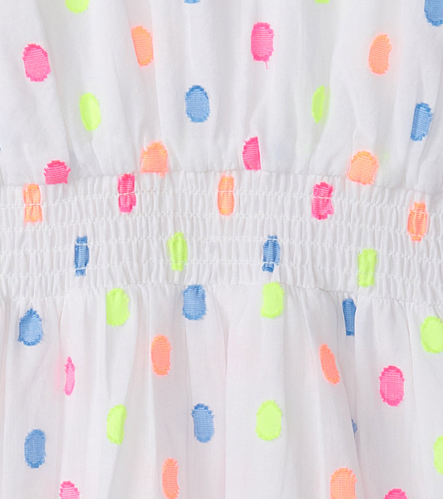 Girls Summer Dots Woven Play Dress