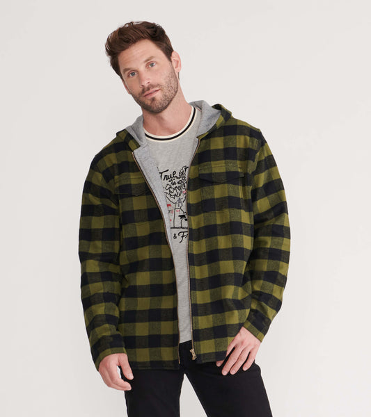 Forest Plaid Men's Heritage Flannel Jacket