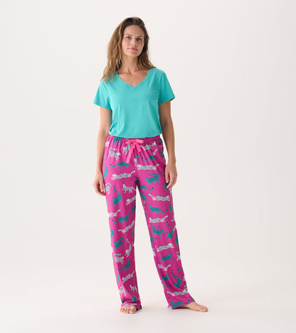 Capelton Road Women's Cheetah Pajama Pants