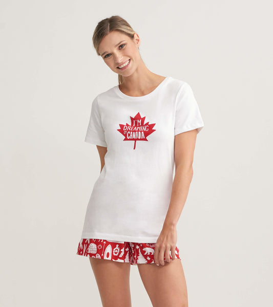 I'm Dreaming of Canada Women's Pajama Tee