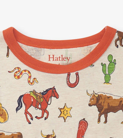 Boys Vintage Rodeo Short Pajama Set