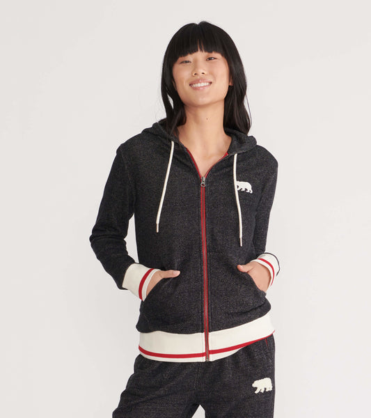 Charcoal Bear Women's Heritage Full Zip Hoodie