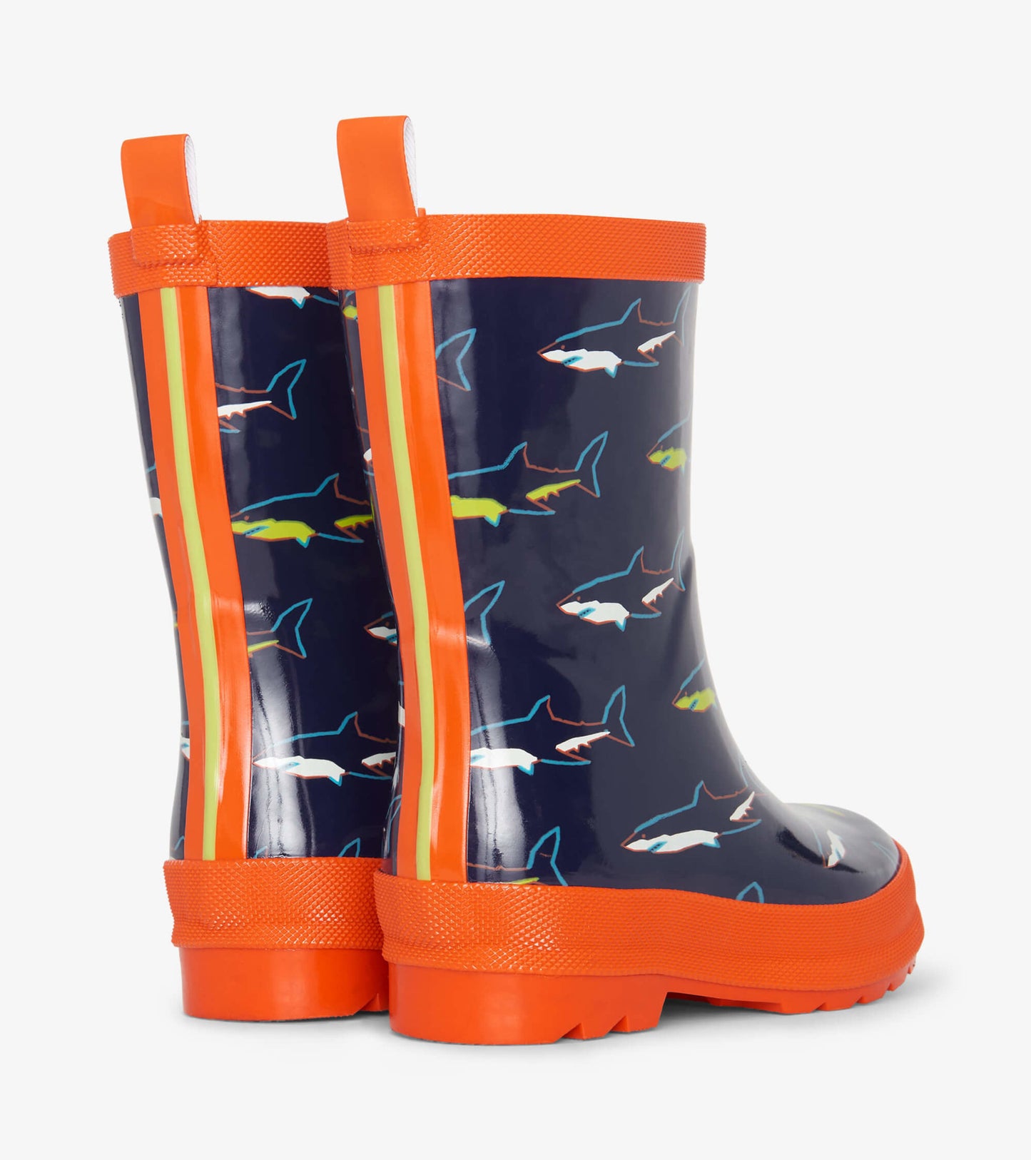 Boys Shark Shiny Rain Boots