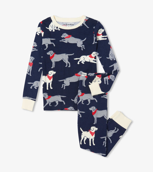 Navy Bandana Labs Kids Pajama Set