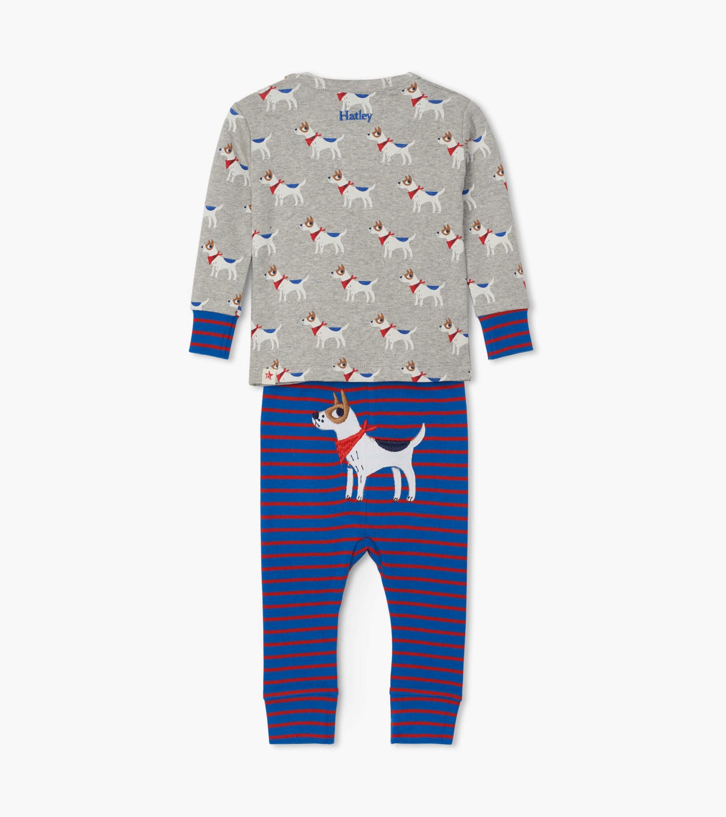 Cute Pups Organic Cotton Baby Pajama Set