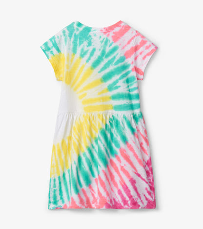 Rainbow Sky Short Sleeved Skater Dress