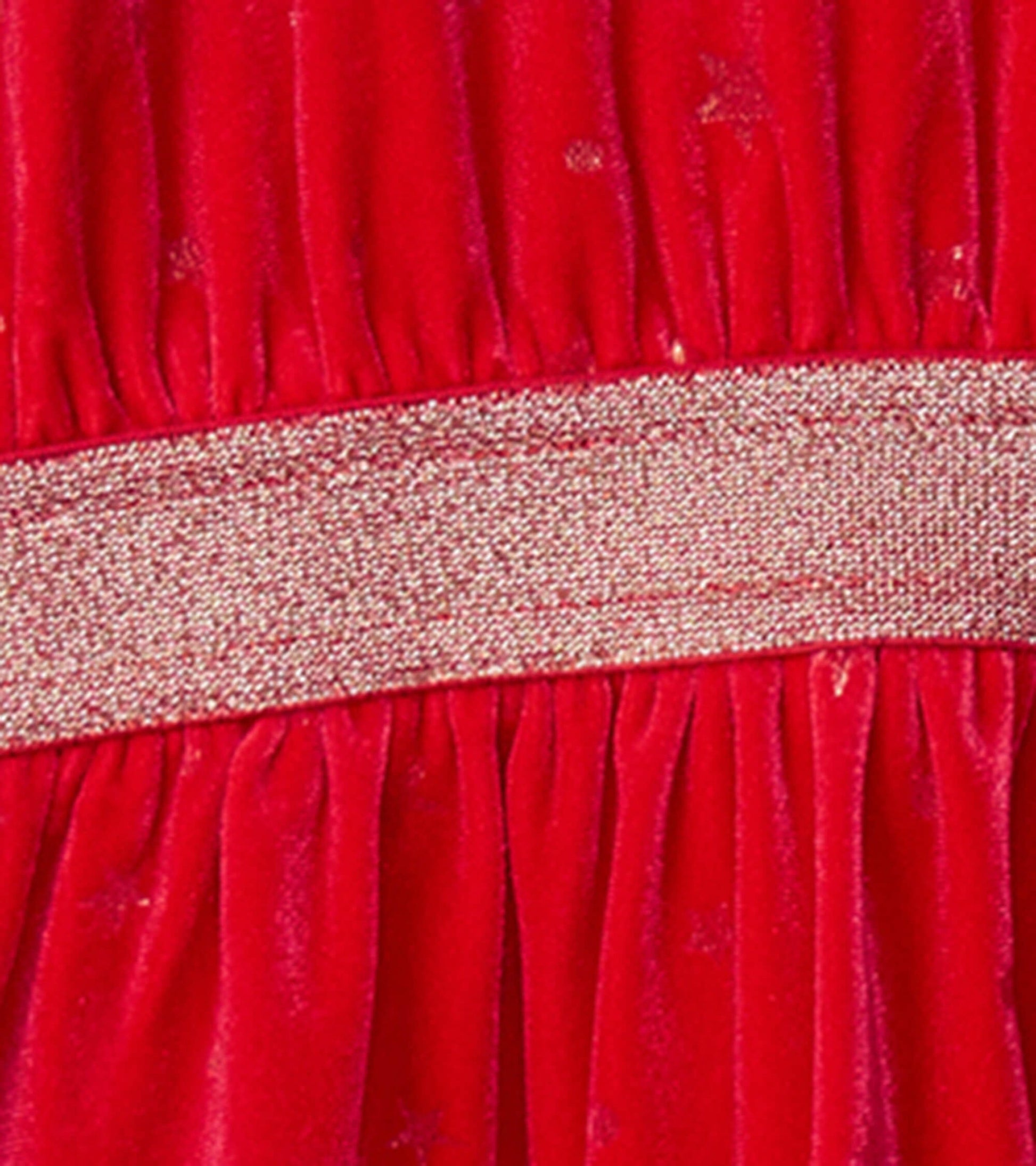 Hatley Holiday Stars Crushed Velour Dress