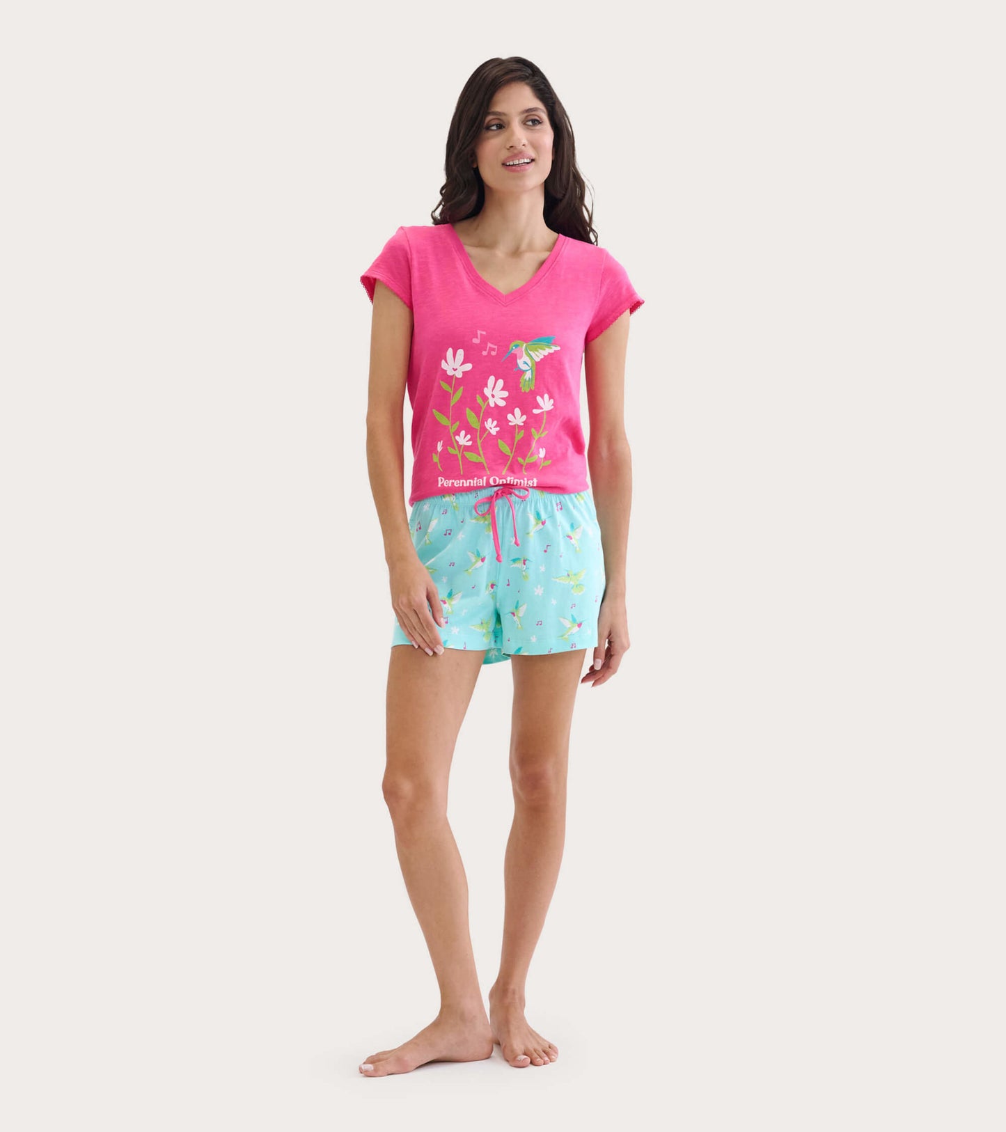 Hummingbird Women's V-Neck Tee