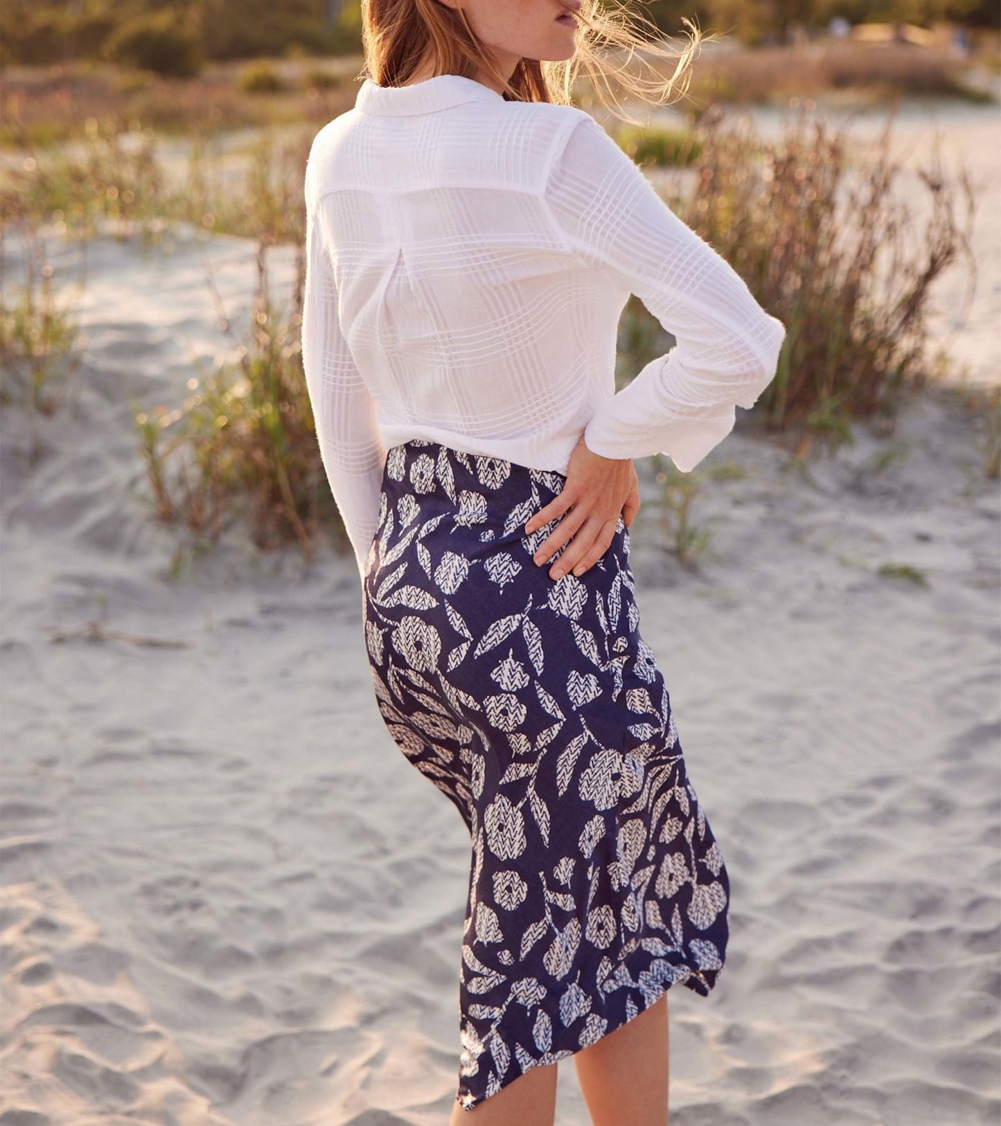 Grace Midi Skirt - Fresh Flowers