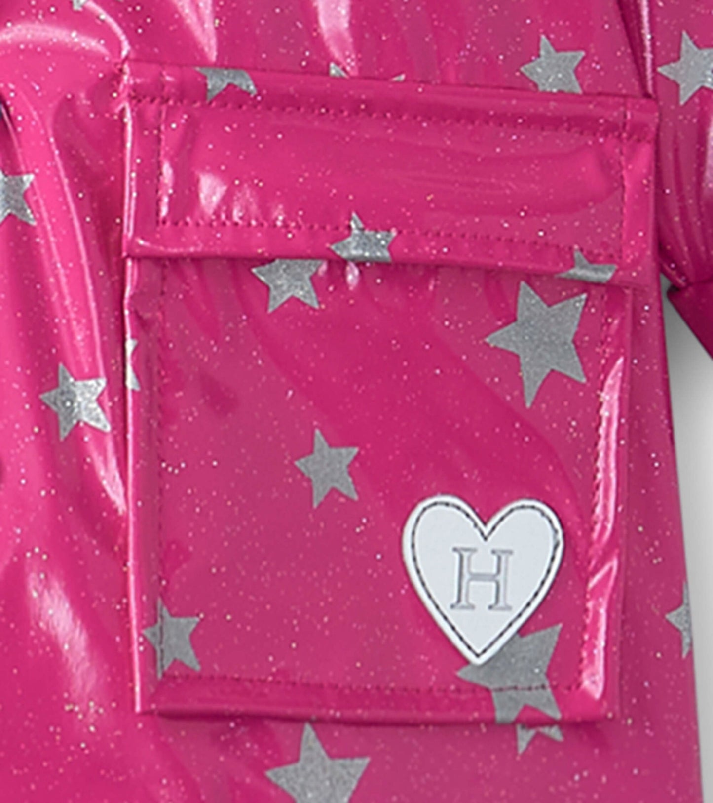 Glitter Stars Baby Raincoat