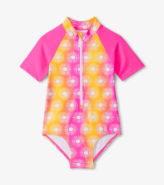 Girls Sunshine One-Piece Rashguard