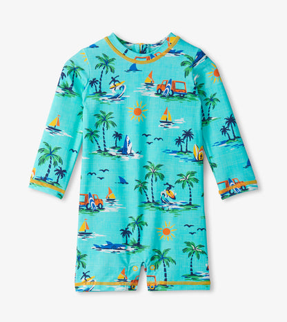 Baby Boys Vintage Holiday One-Piece Rashguard