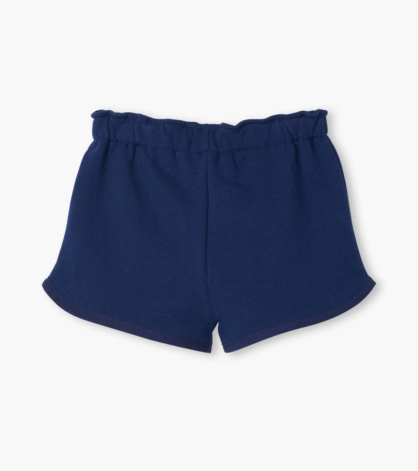 Girls Blue Paper Bag Shorts