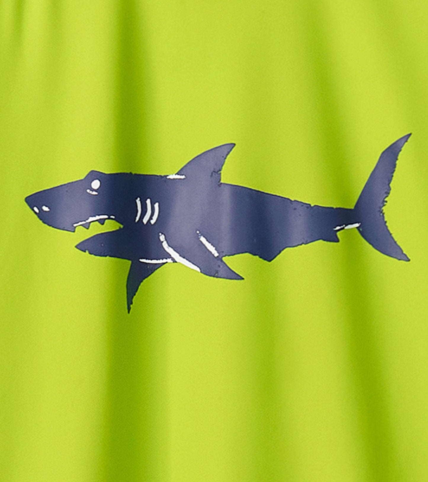 Boys Lime Green Shark Short Sleeve Rashguard