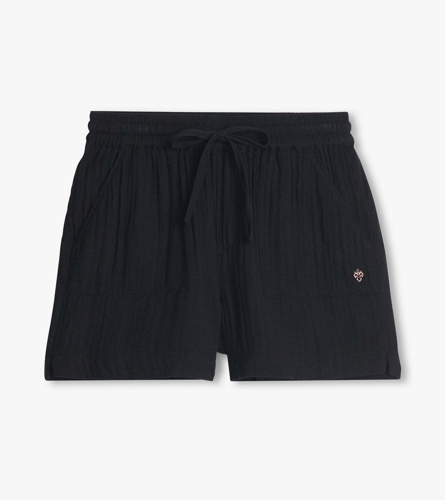 Santorini Shorts - Caviar Gauze