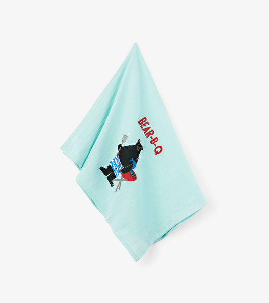 Bear-B-Q Tea Towel