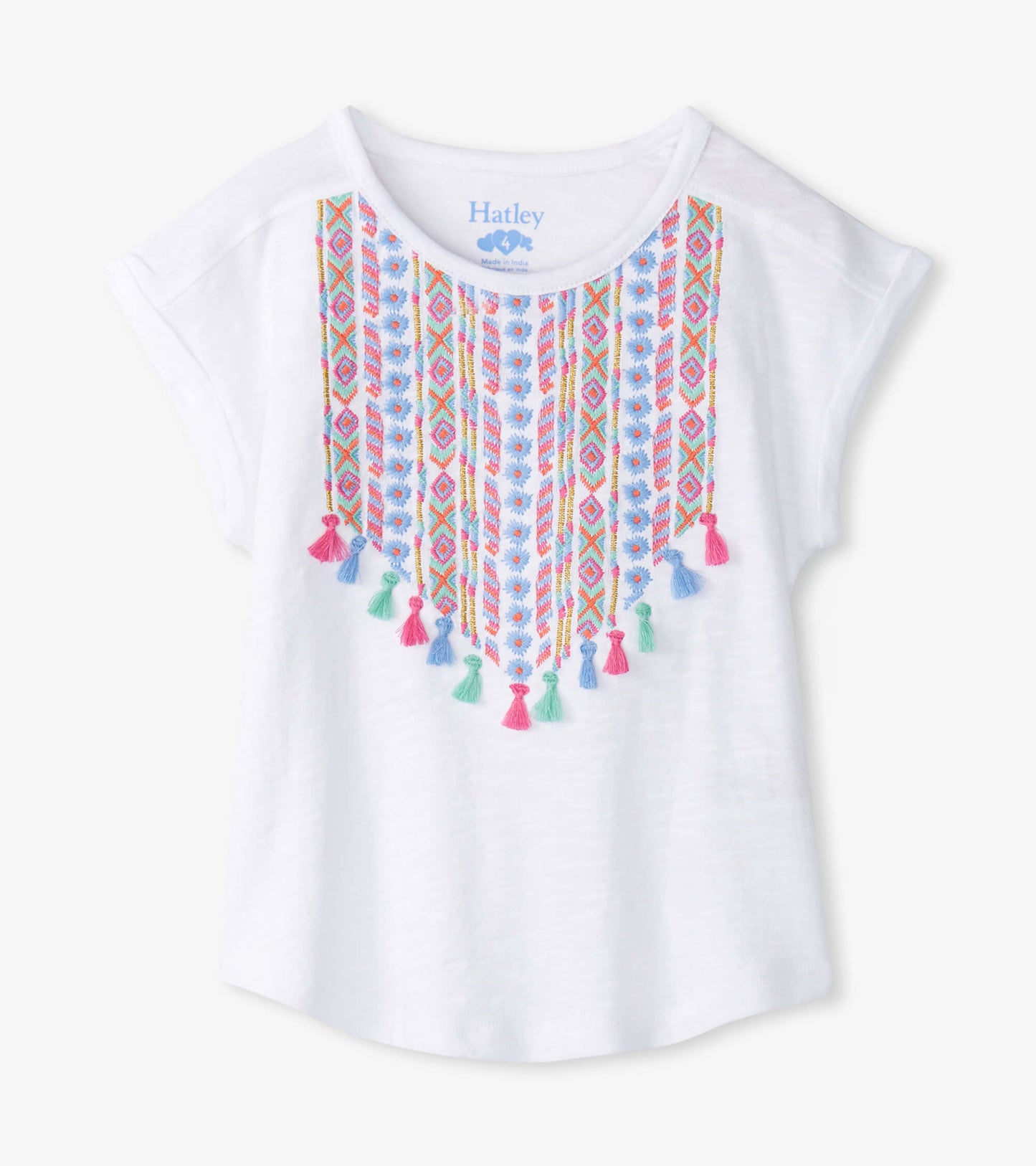 Girls Boho Relaxed Relaxed T-Shirt