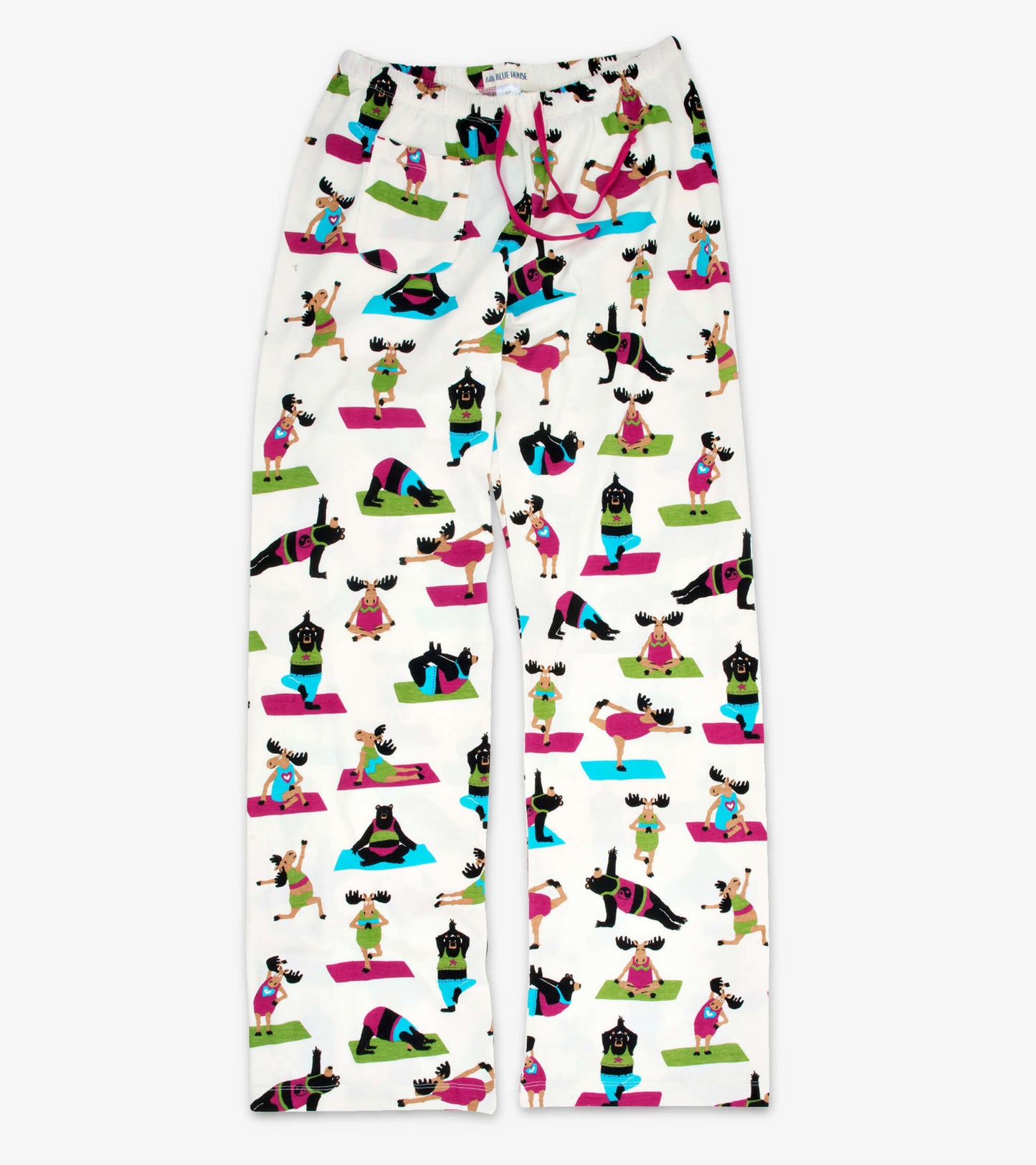 Yoga Bear Knit Women's Jersey Pajama Pants