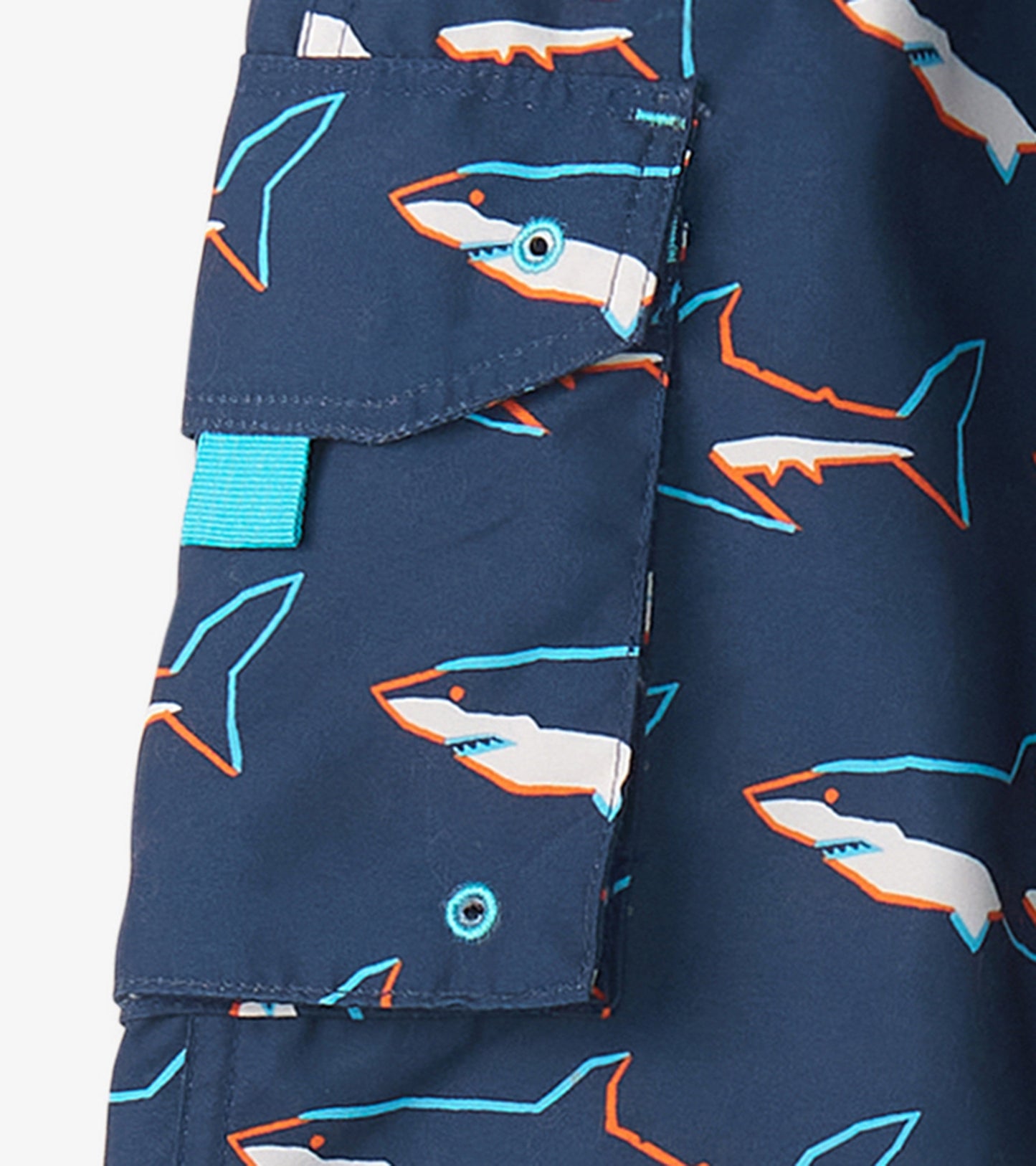 Boys Swimming Sharks Board Shorts