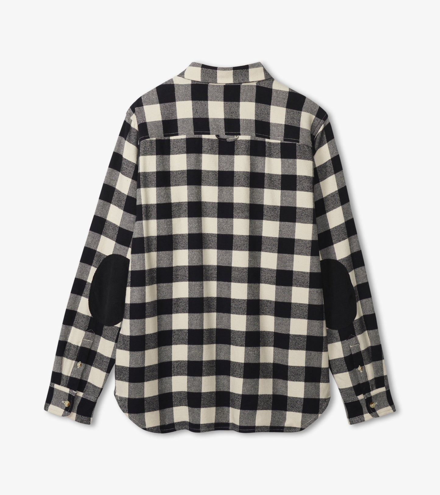 Black Plaid Men's Heritage Flannel Shirt