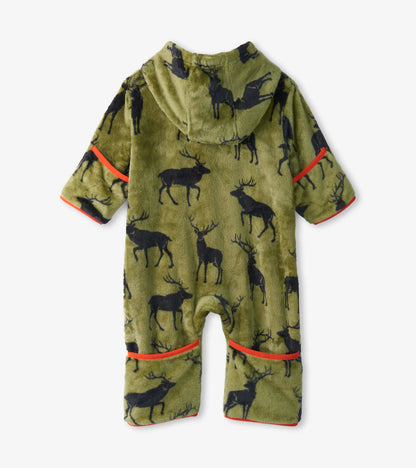 Magestic Elk Baby Fleece Suit