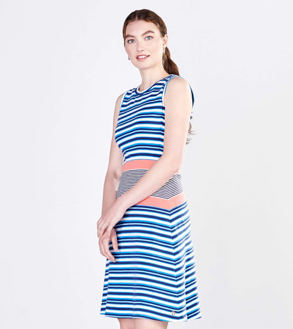 Sarah Dress - Sunrise Stripes