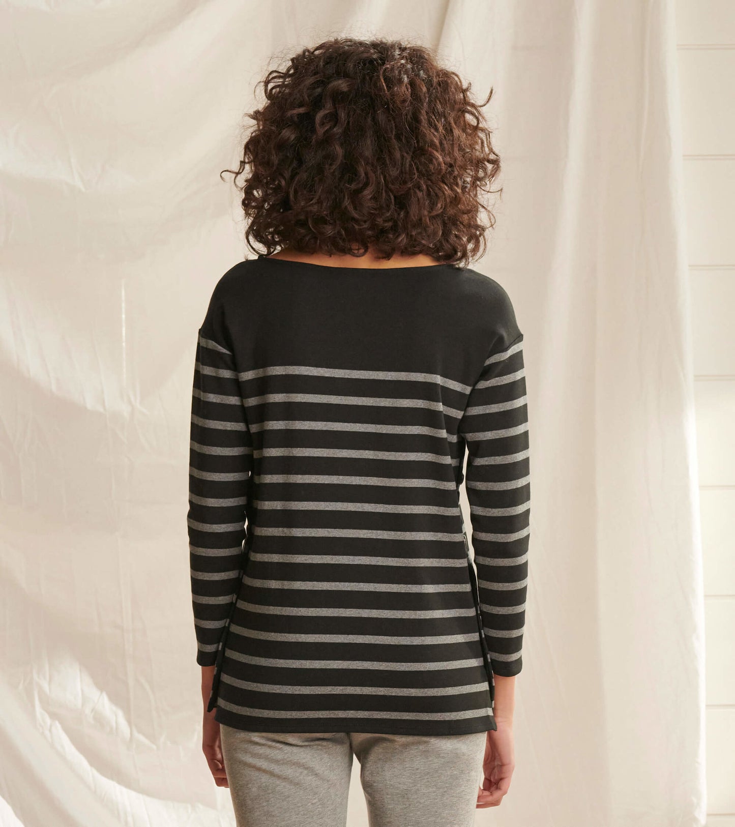 Ali Breton Top - Solstice Stripes