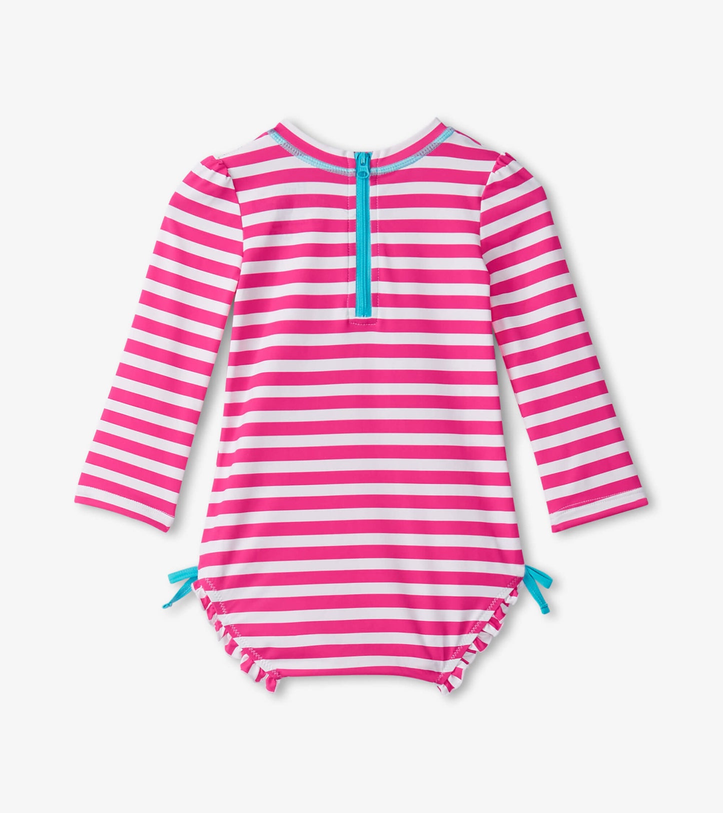 Baby Girls Candy Stripes Rashguard Swimsuit