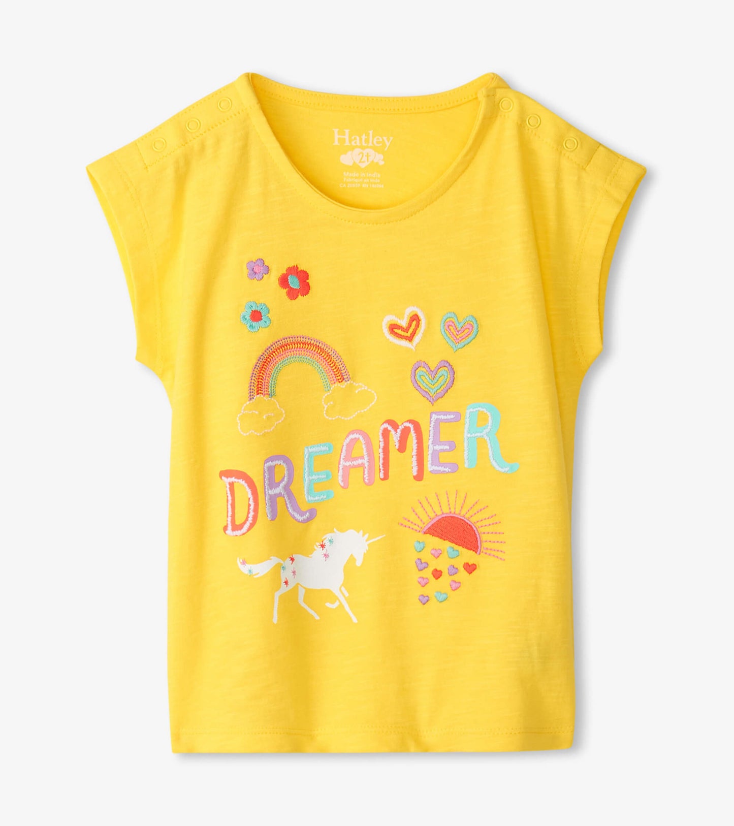 Baby & Toddler Girls Dreamer Snap Button Shirt