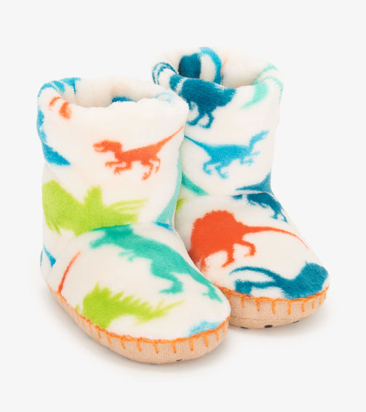 Real Dinosaurs Kids Fleece Slippers