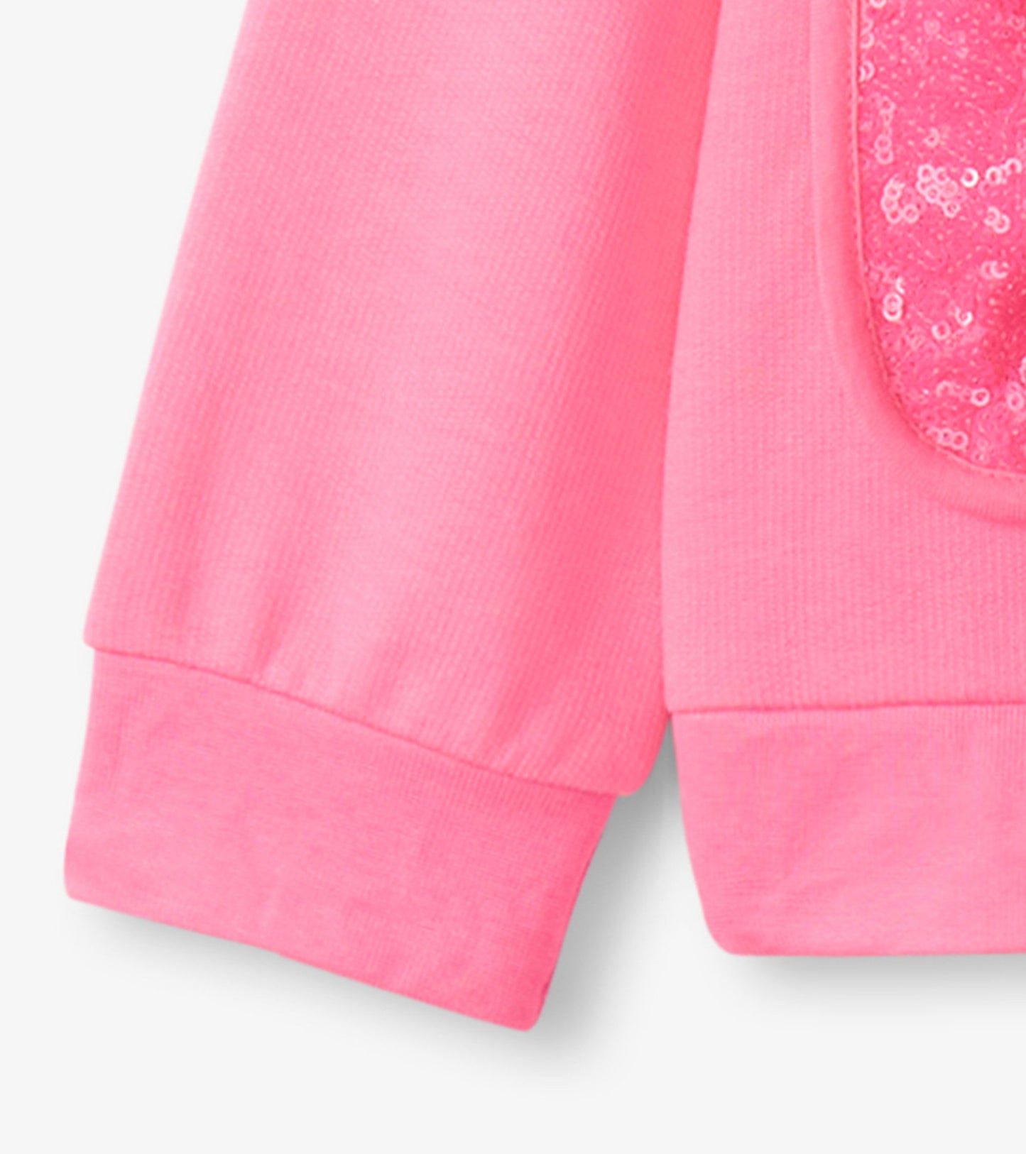 Girls Pink Neon Raglan Hoodie