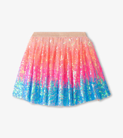 Girls Happy Sparkly Sequin Tulle Skirt