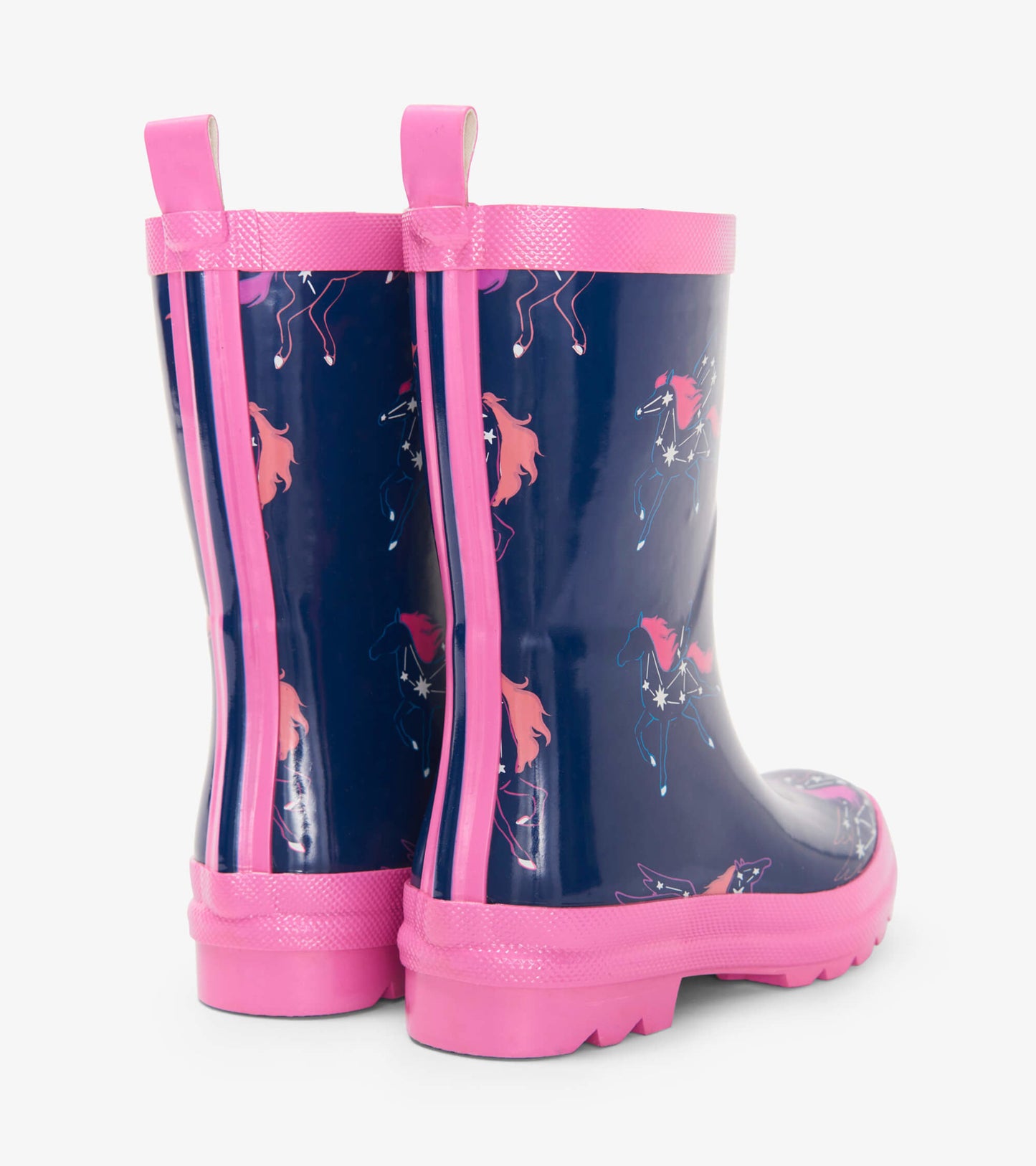 Unicorn Constellations Shiny Kids Rain Boots