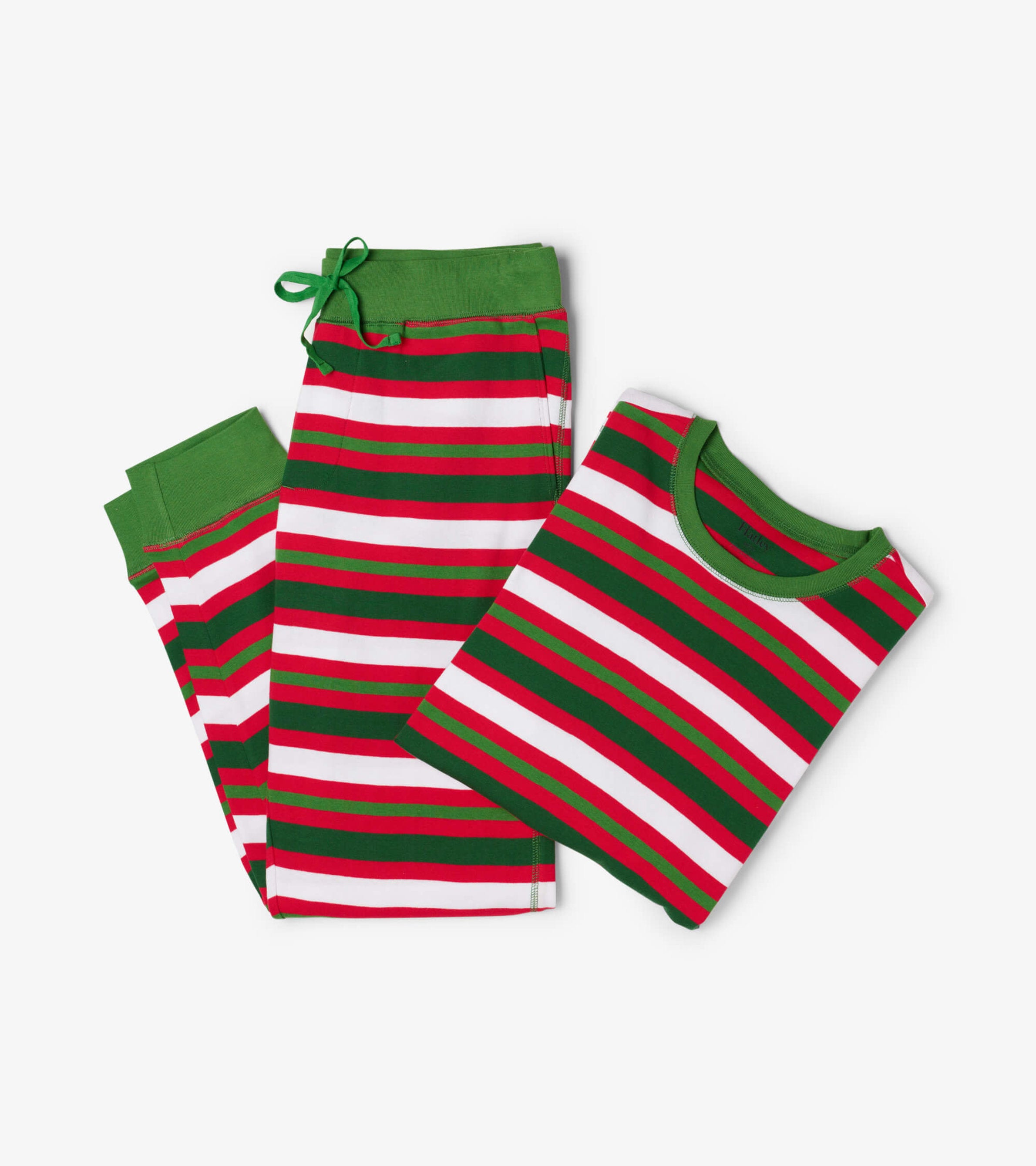 Candy Cane Stripe Men s Pajama Set