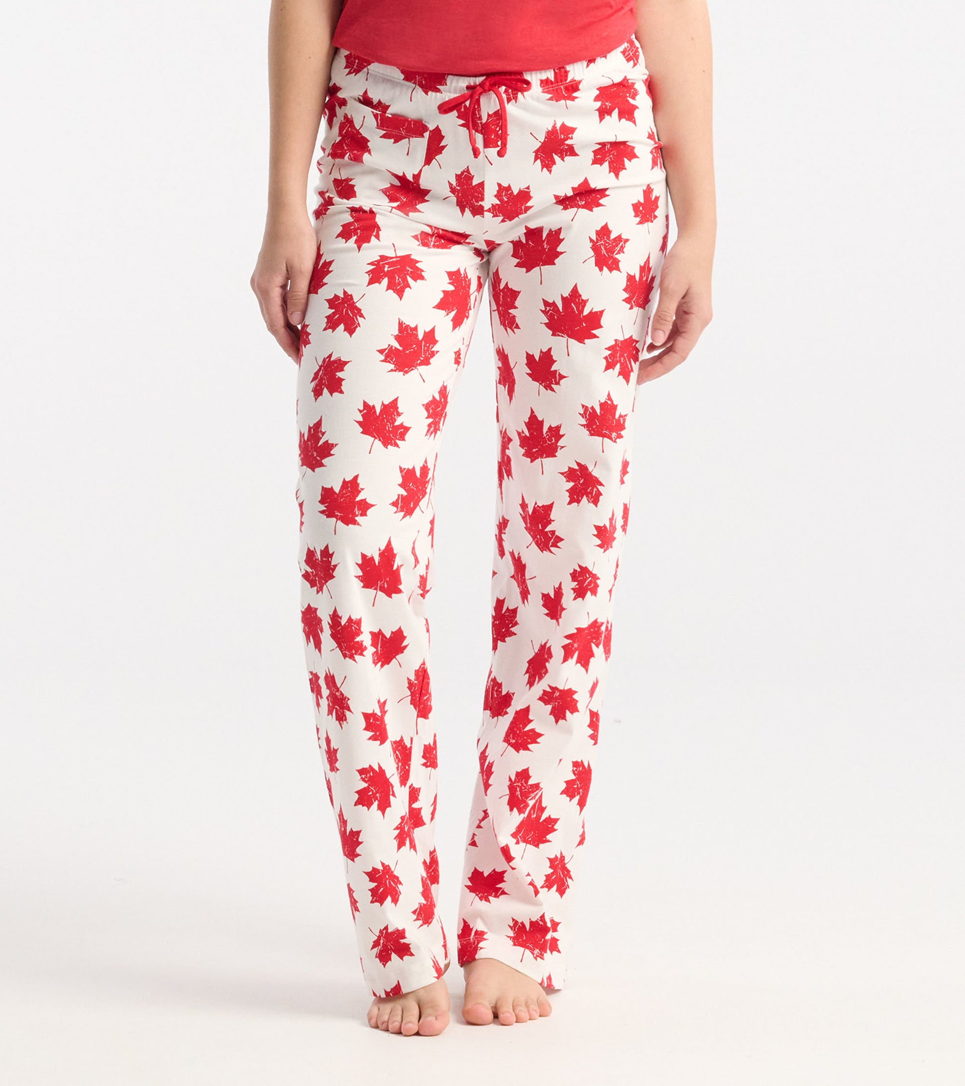 Canada Women's Cotton Pajama Pants - Main Image