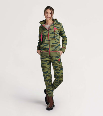 Woodland Camo Women's Heritage Full Zip Hoodie