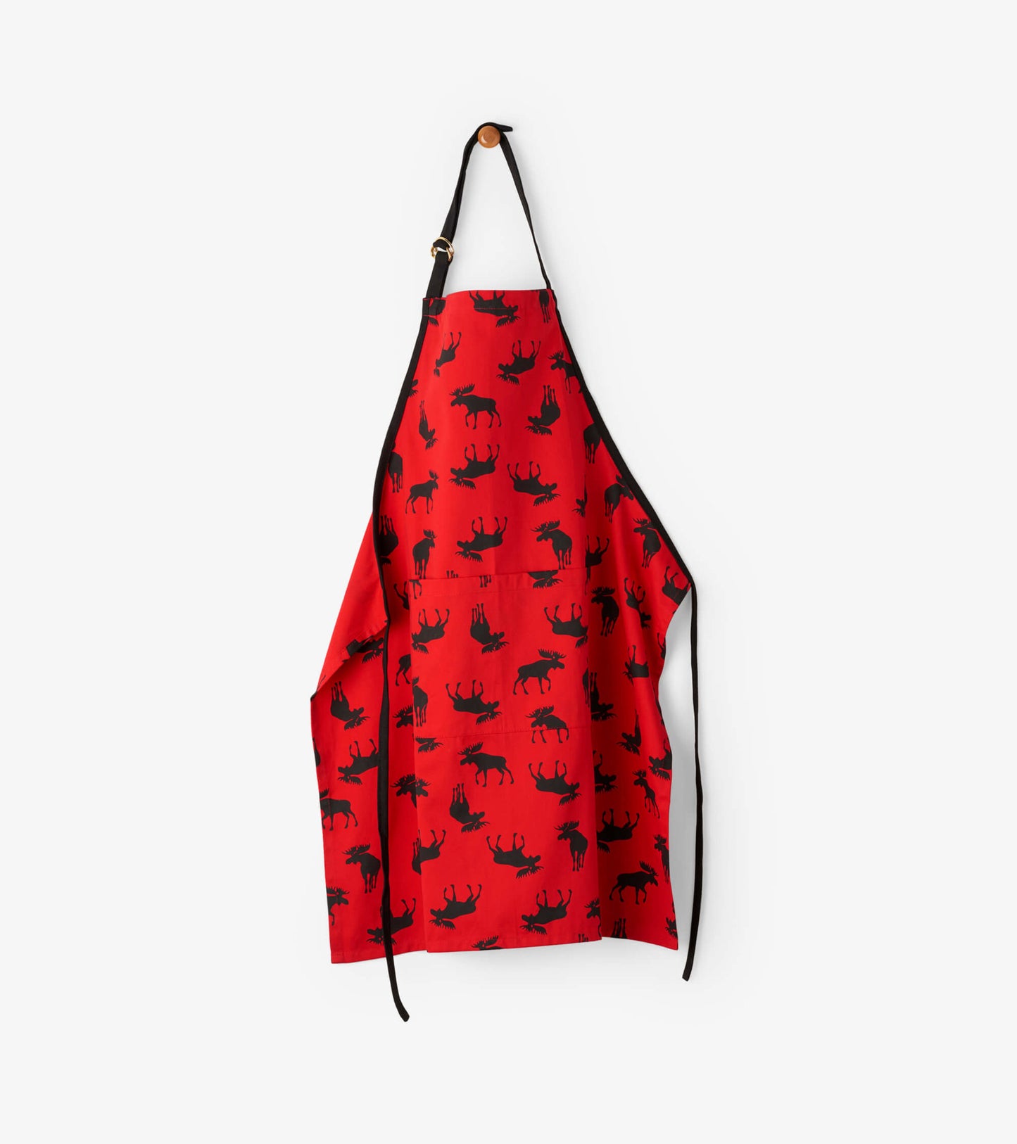 Moose on Red Apron