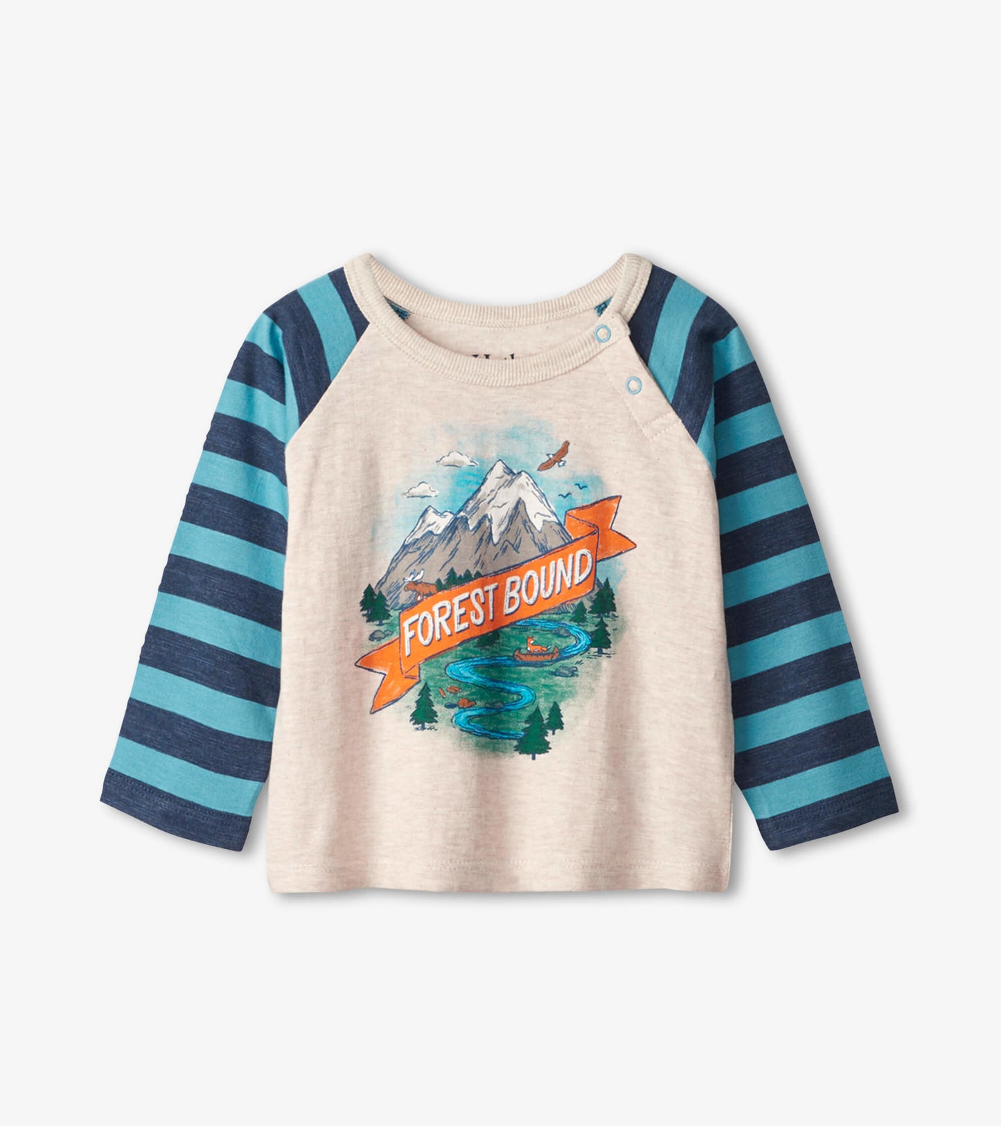 Forest Bound Raglan Baby Tee