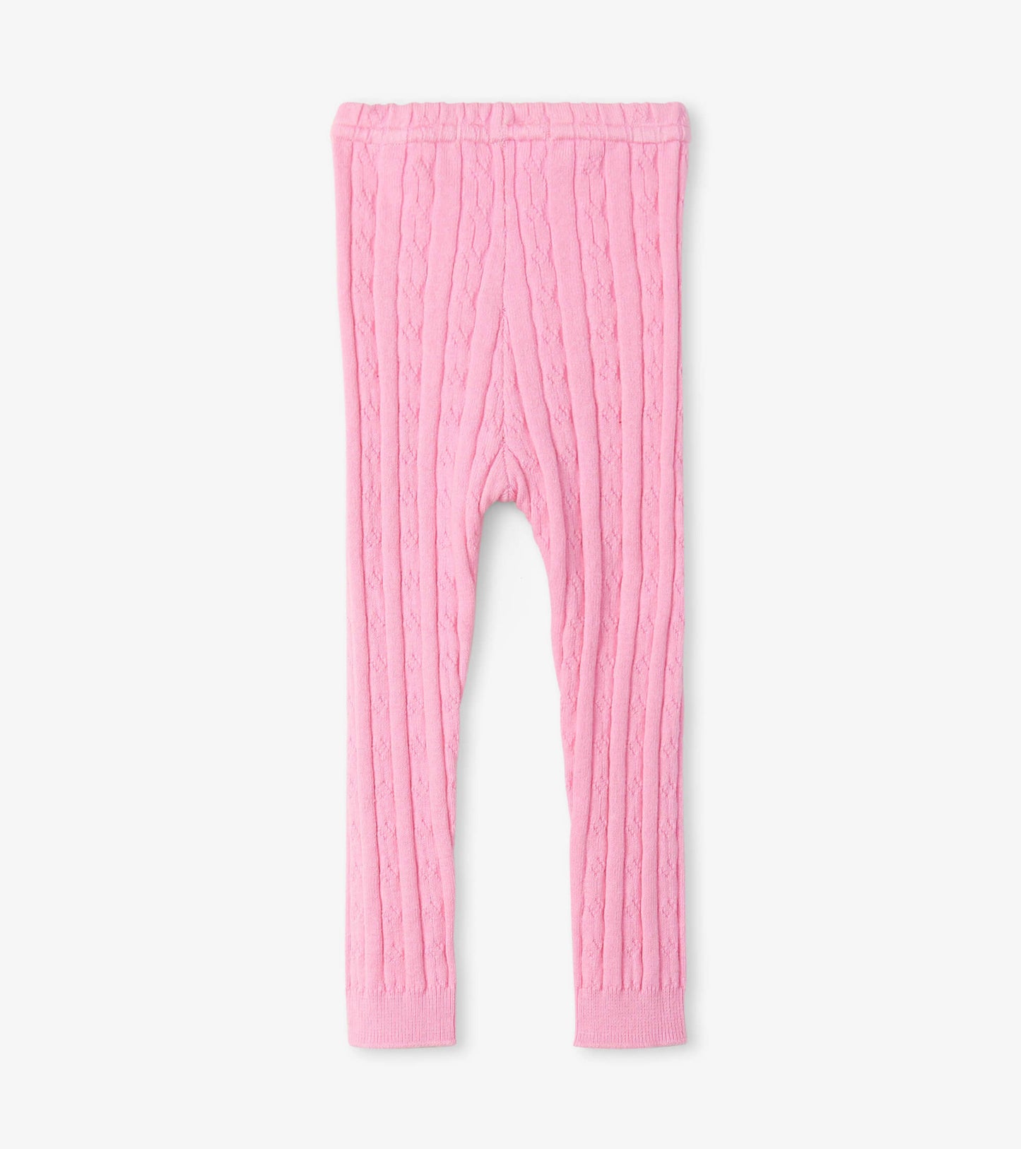 Baby Pink Cable Knit Leggings