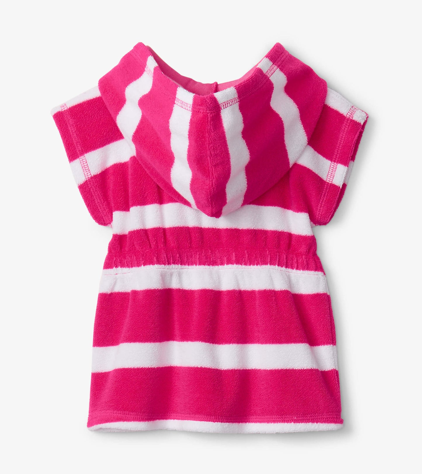 Rainbow Stripe Baby Hooded Terry Cover-Up