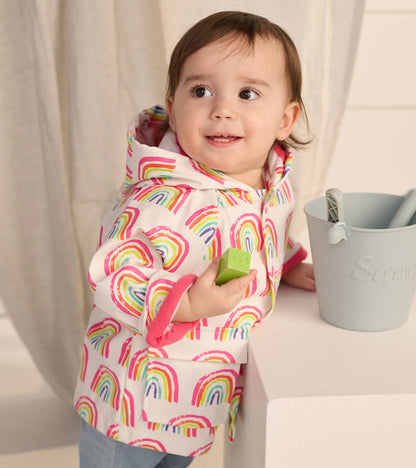 Pretty Rainbows Baby Raincoat