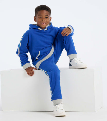 Boys Blue Pullover Terry Sweatshirt