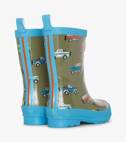 Boys Off Roading Shiny Rain Boots