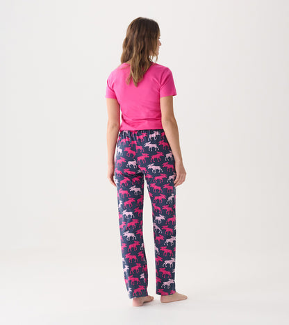 Raspberry Moose Women's Jersey Pajama Pants