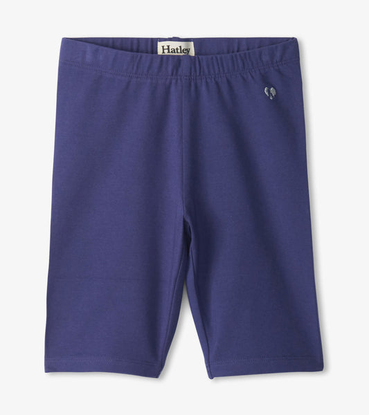 Girls Navy Bike Shorts