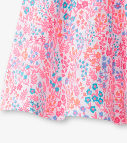 Girls Ditsy Floral Floaty Skort