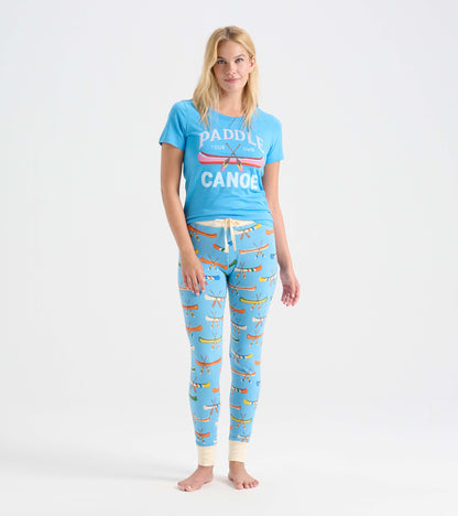 Paddle Your Own Canoe Women's Pajama T-Shirt